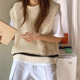 summer knit vest